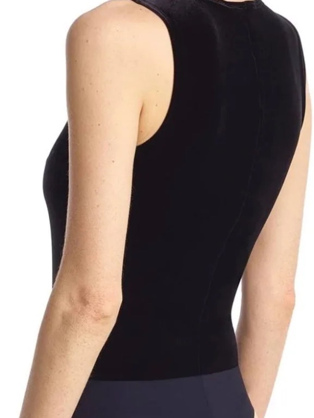 NWT Commando™  Black V-Neck Sleeveless Bodysuit (L) - Picture 3 of 11